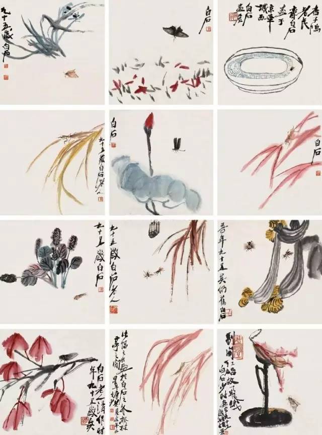 白石、张大千留下的神作，谁更牛？ 名人名家 第24张