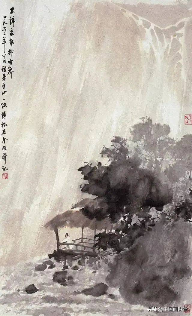 傅抱石的“散锋笔法”：如何让山水画动起来 名人名家 第9张