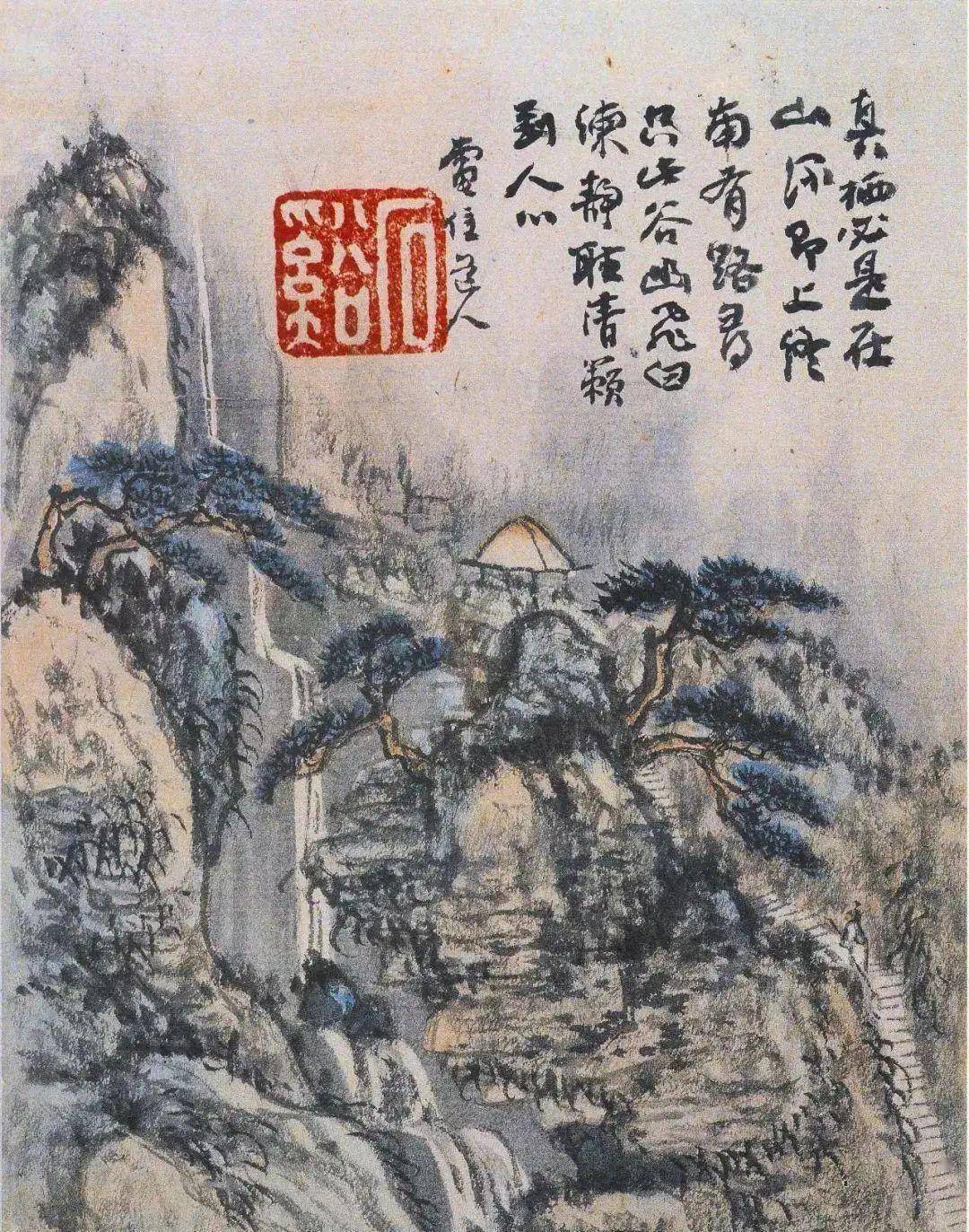 髡残论画：从来泼墨是抛空，唾落成花默默中 名人名家 第11张