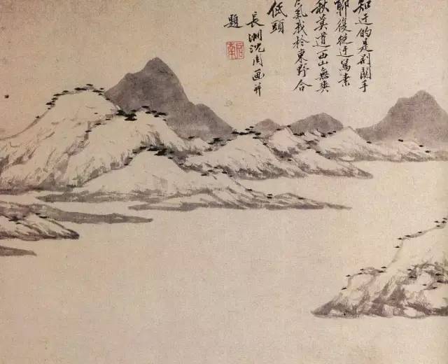 沈周的粗笔山水,凝练了一生的笔墨功夫 名人名家 第6张-墨韵书香 沈周的粗笔山水,凝练了一生的笔墨功夫 名人名家 第6张