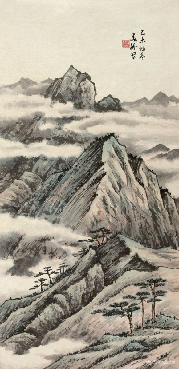 宋美龄的国画造诣及其山水画作欣赏 名人名家 第15张