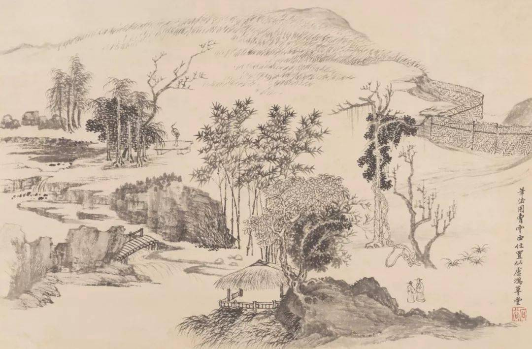 清代画家王翚高清山水画作品欣赏 名人名家 第16张