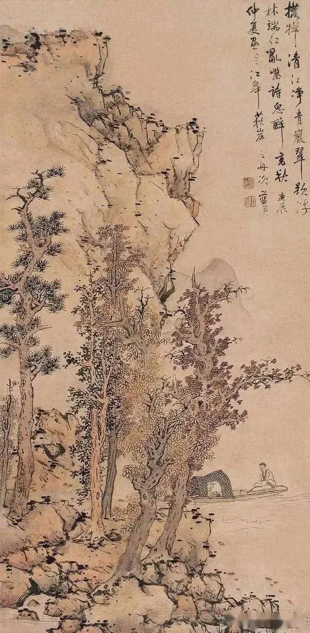 蓝瑛：崛起于江南,独开门派的绘画大师 名人名家 第5张