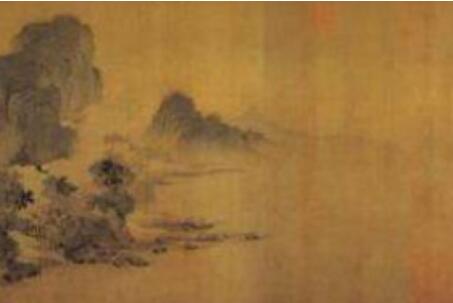 王诜的画作《烟江叠嶂图》：青绿重彩渲染颇为大气 名人名家 第1张