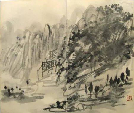 陈子庄的蜀山小景，令人醉心 名人名家 第2张