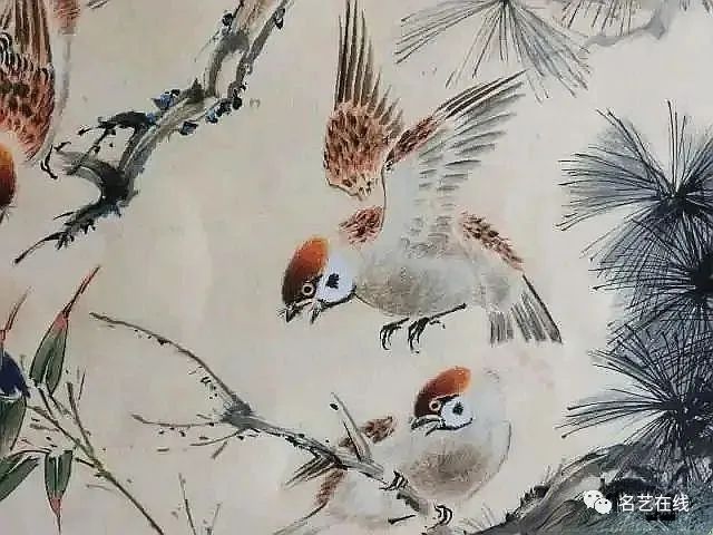 颜伯龙画笔下的麻雀 名人名家 第14张