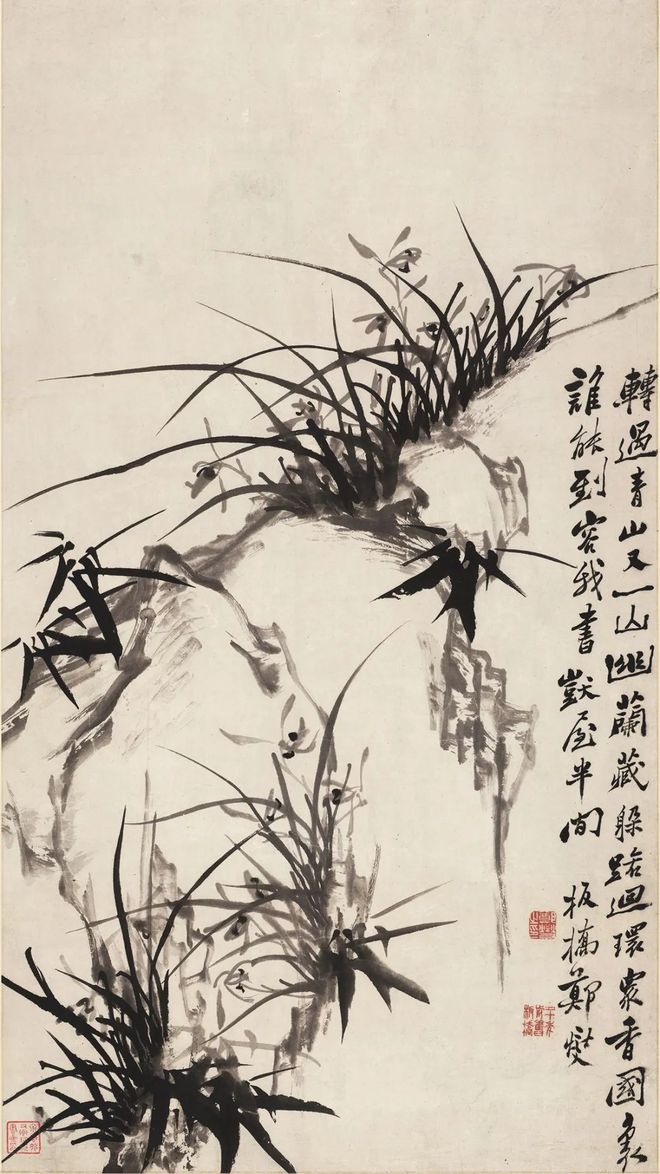 郑板桥画兰，画的是兰花之骨 名人名家 第9张