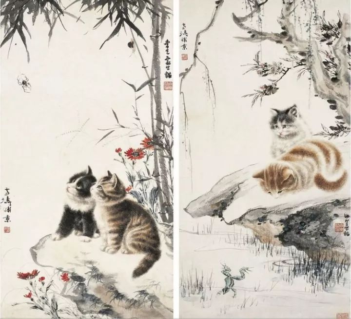画猫一绝｜他笔下的猫们活泼精灵、人见人爱 名人名家 第63张