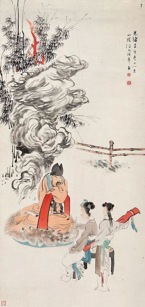 任伯年各个时期经典作品鉴赏！ 名人名家 第52张