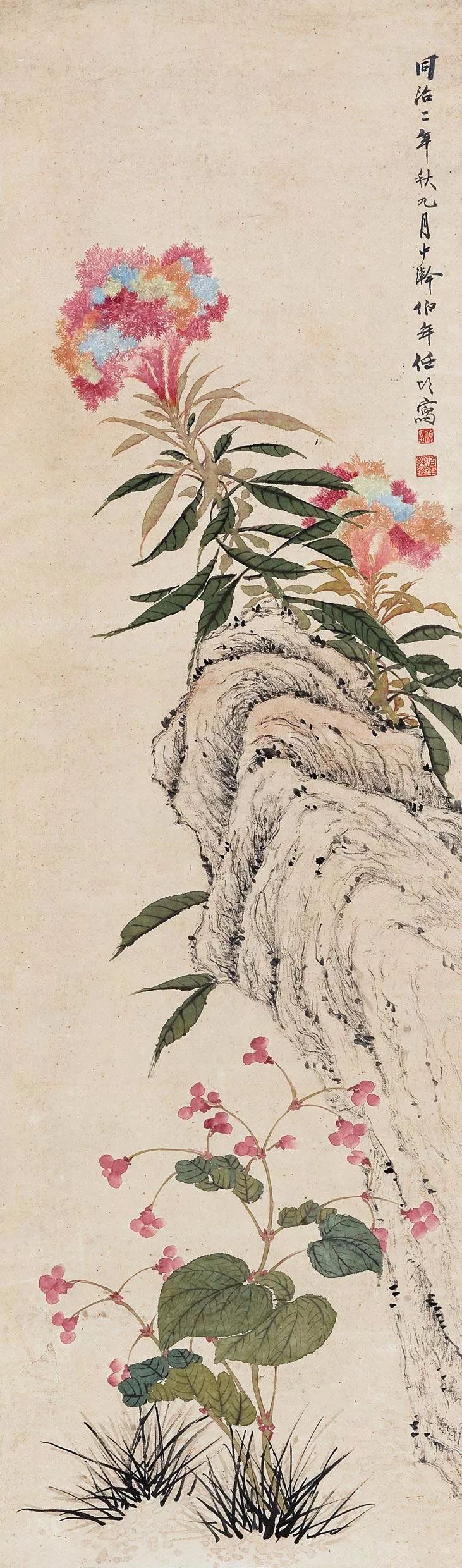 任伯年各个时期经典作品鉴赏！ 名人名家 第43张