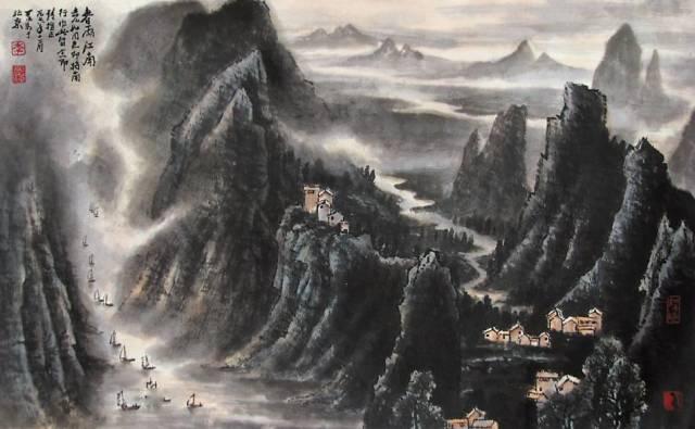 李可染笔下的绝美光影山水画 名人名家 第40张