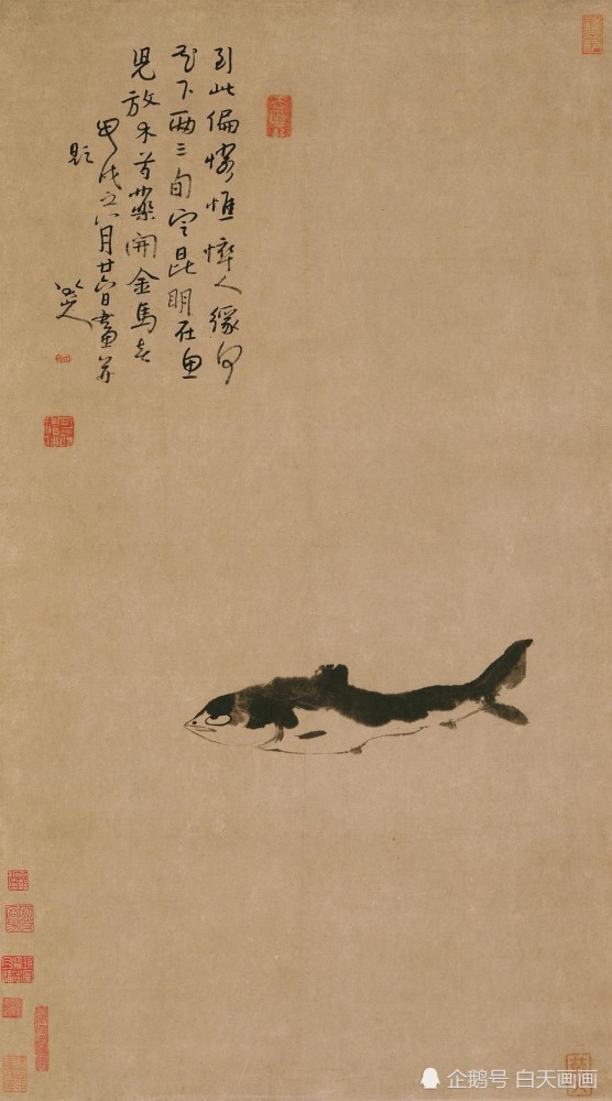 影响后世众多名家的“白眼”画家，八大山人 名人名家 第10张