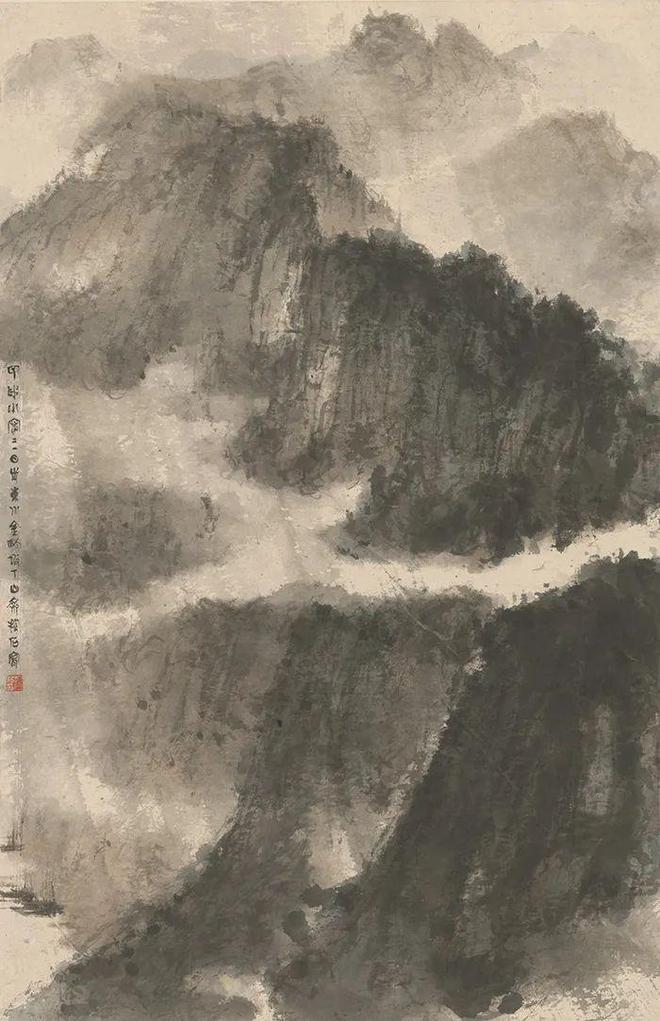 傅抱石：仅仅在纸上画山水画是没有出路的 名人名家 第9张