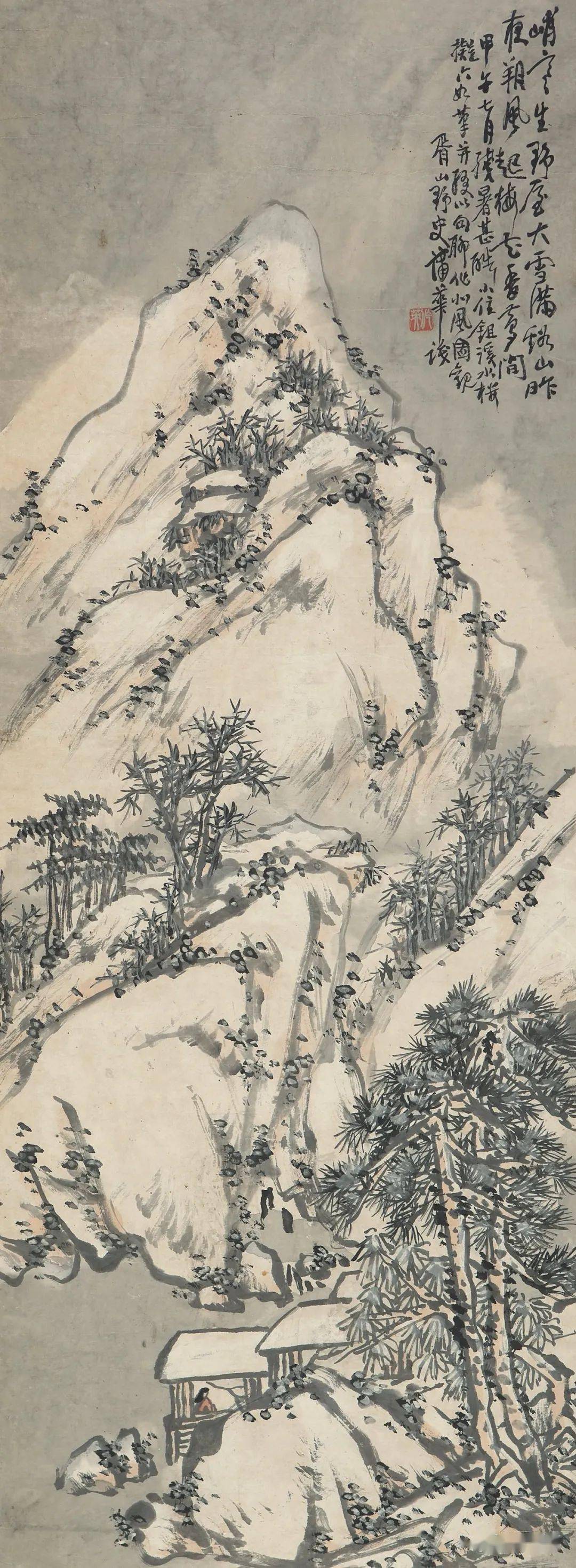 蒲华 笔下的山水：纵放恣肆，水墨淋漓 名人名家 第1张