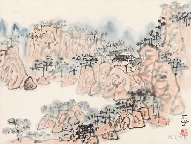 陈子庄山水画赏析 名人名家 第4张