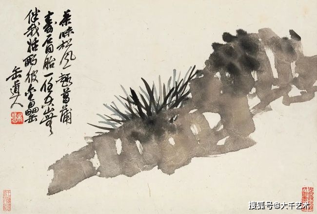 画家吴昌硕花卉册：笔随意转，状物传神 名人名家 第5张