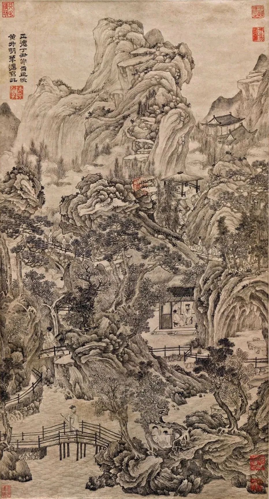 谢时臣：尺缣槠墨慰浮生 名人名家 第1张