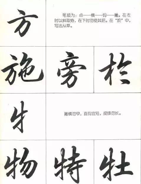 毛笔行书笔法标准教程 书画知识 第45张