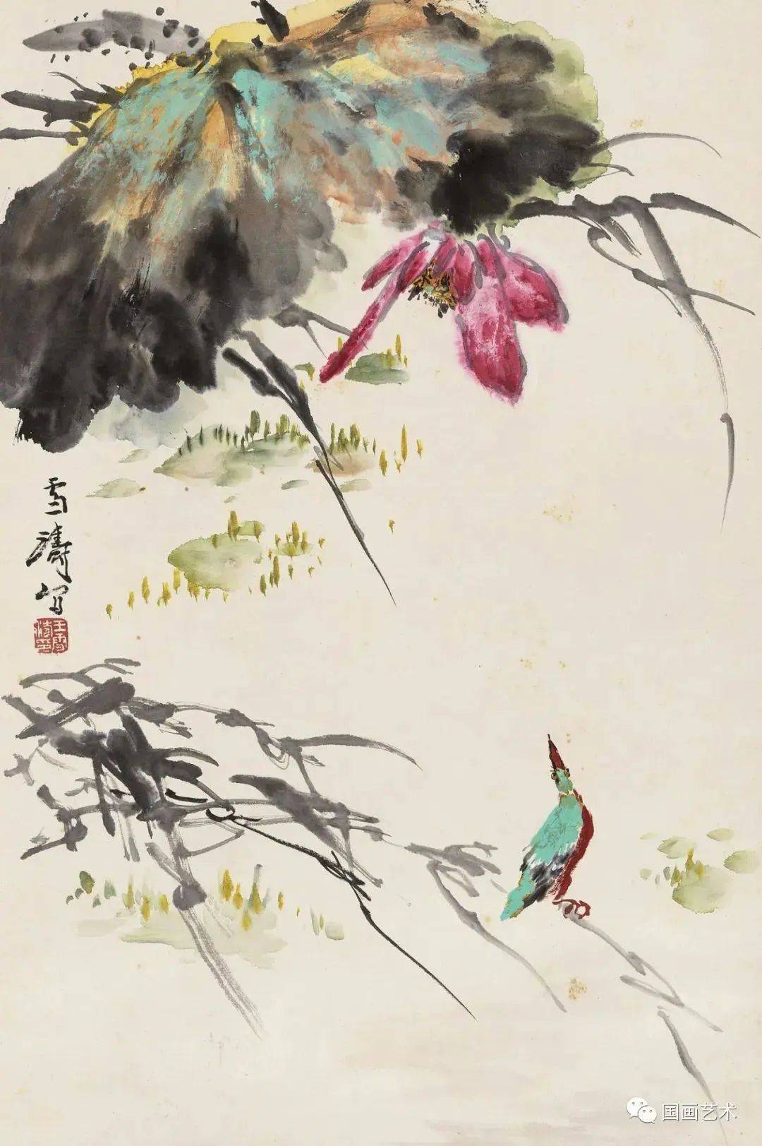 一篇文章讲透写意花鸟构图之法 书画知识 第10张