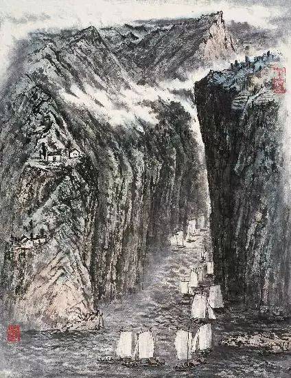 李可染的经典山水画——“黑、满、崛、涩”的独家李氏山水 书画知识 第34张