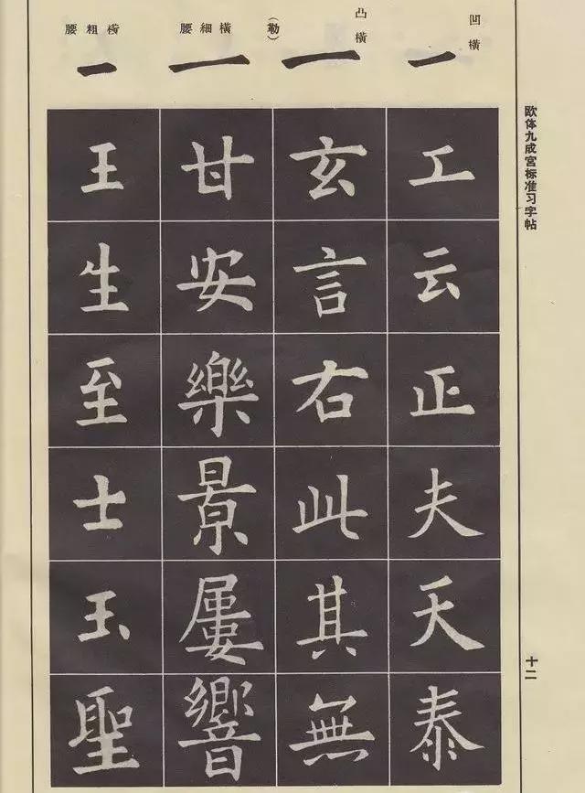 欧体笔法动态图详解，非常实用！ 书画知识 第1张