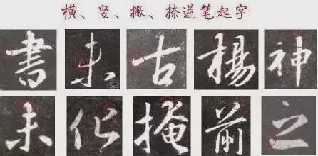 行书笔法15种 书画知识 第1张