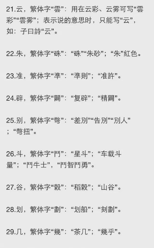 不是啥字都能写繁体，比如这100个 书画知识 第5张