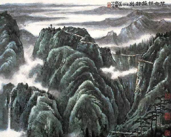 李可染的经典山水画——“黑、满、崛、涩”的独家李氏山水 书画知识 第43张