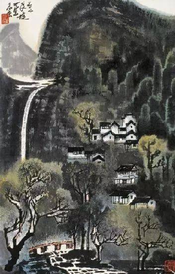 李可染的经典山水画——“黑、满、崛、涩”的独家李氏山水 书画知识 第45张