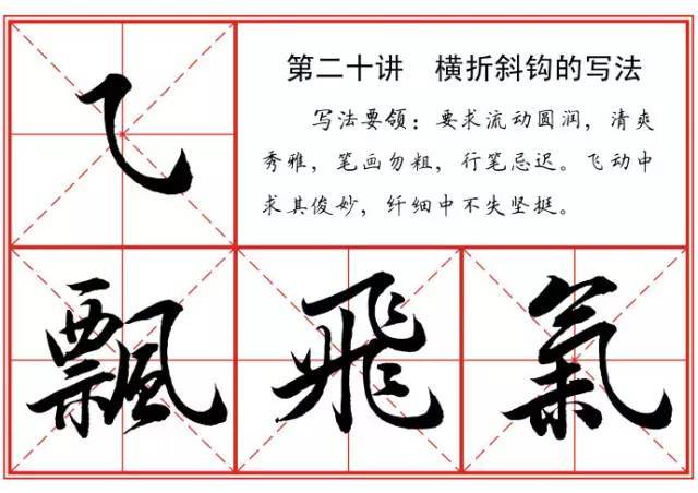 毛笔行书笔法标准教程 书画知识 第21张