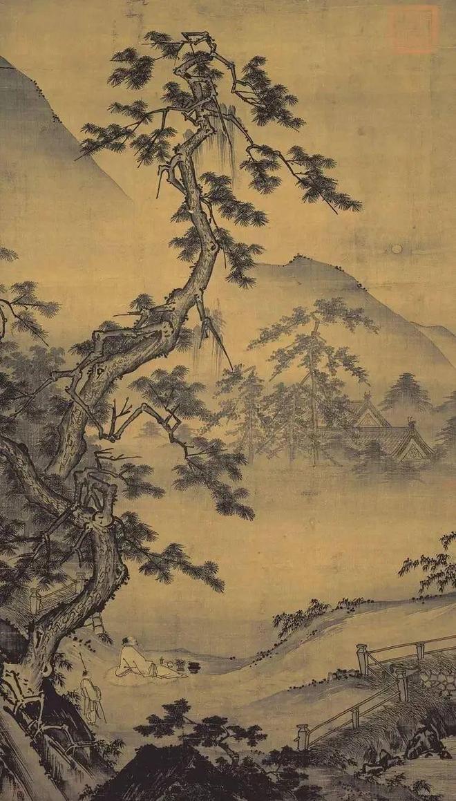 马远山水，构图精妙 书画知识 第1张