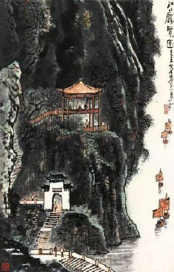 李可染的经典山水画——“黑、满、崛、涩”的独家李氏山水 书画知识 第39张
