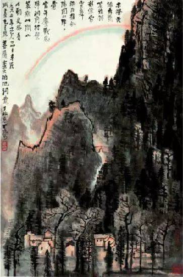 李可染的经典山水画——“黑、满、崛、涩”的独家李氏山水 书画知识 第31张