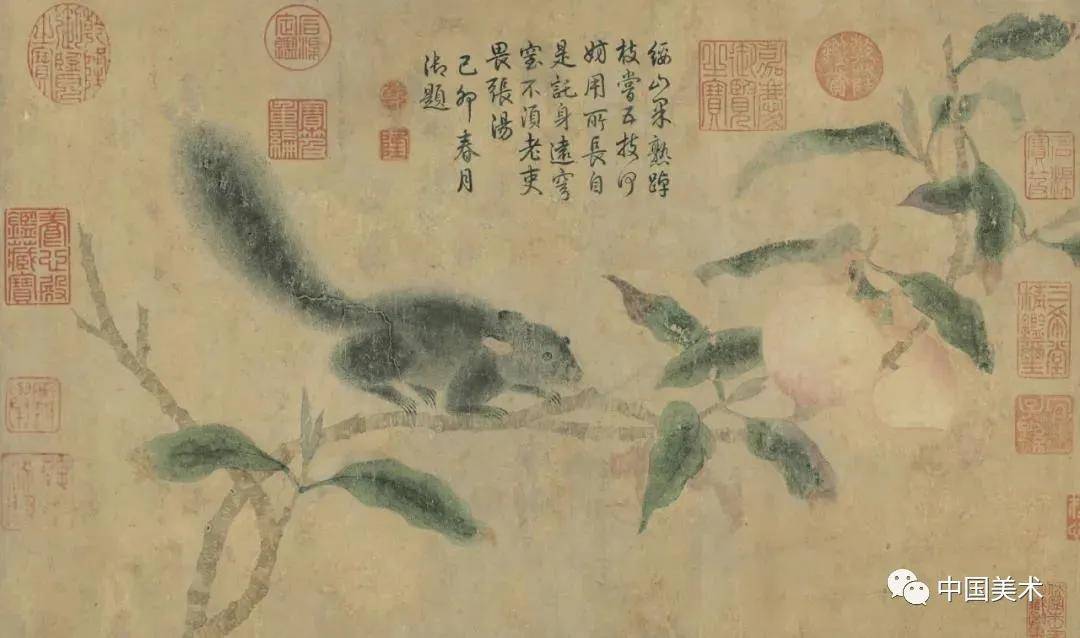 元代花鸟：由写形向写意过渡 书画知识 第1张