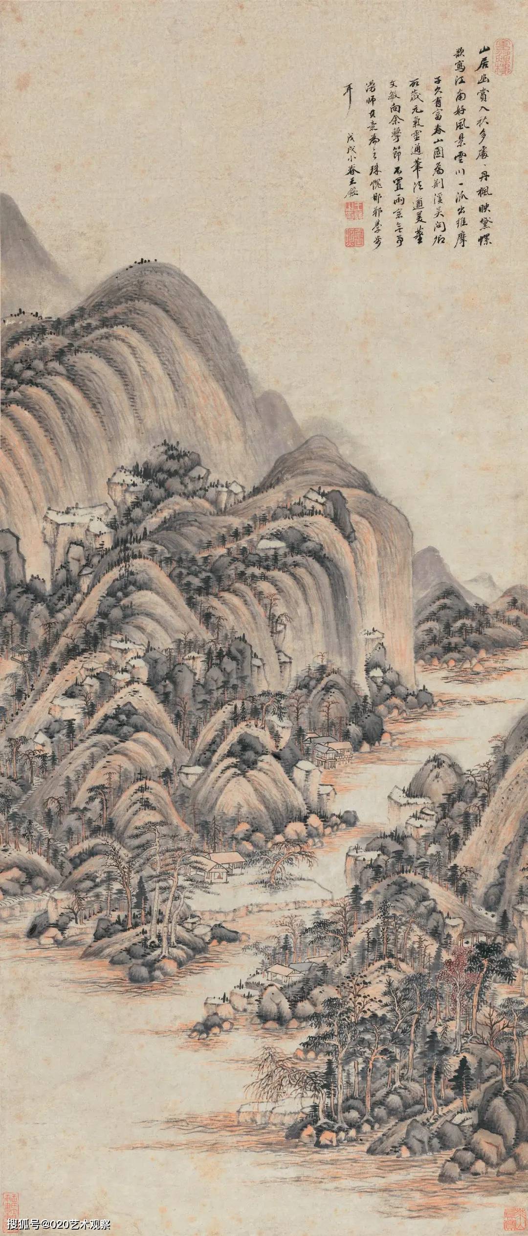 从黄公望到“四王”： 富春江山水的“再现”与“经典” 书画知识 第7张