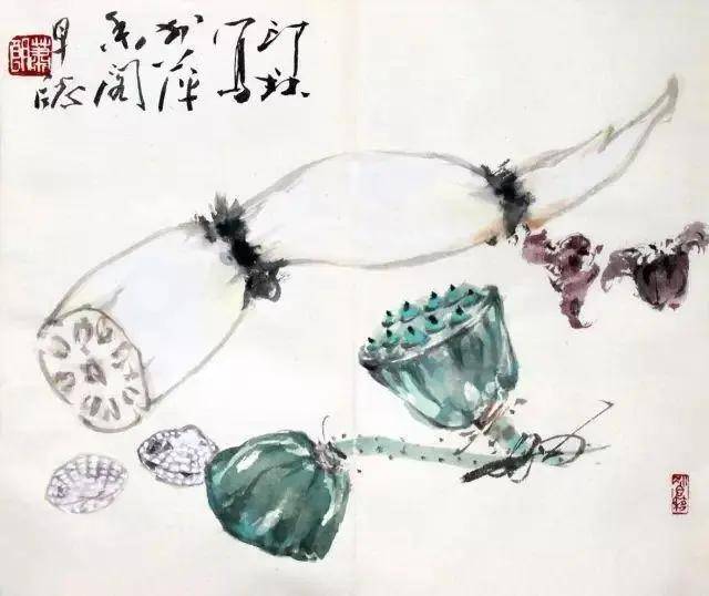 大师画莲藕，味道各不同 书画知识 第21张