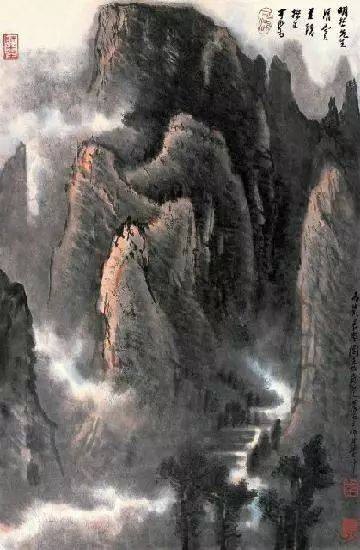 李可染的经典山水画——“黑、满、崛、涩”的独家李氏山水 书画知识 第59张