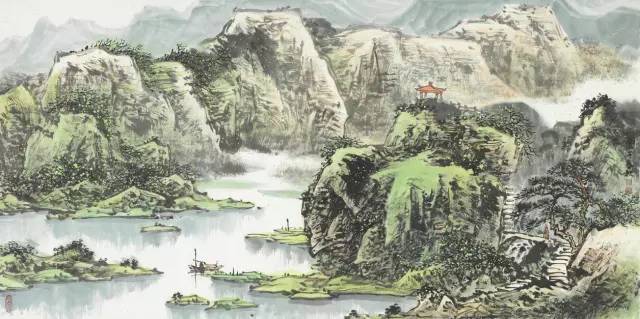 学无止境，老年人怎样学好山水画？ 书画知识 第6张