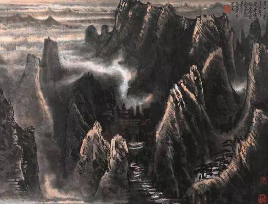 李可染的经典山水画——“黑、满、崛、涩”的独家李氏山水 书画知识 第58张