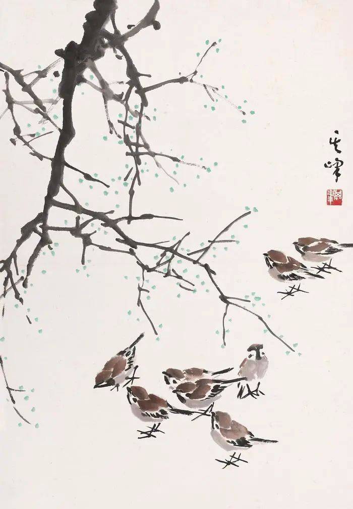 为什么麻雀是花鸟画中的常客 书画知识 第3张