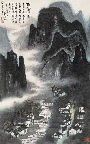 李可染的经典山水画——“黑、满、崛、涩”的独家李氏山水 书画知识 第36张