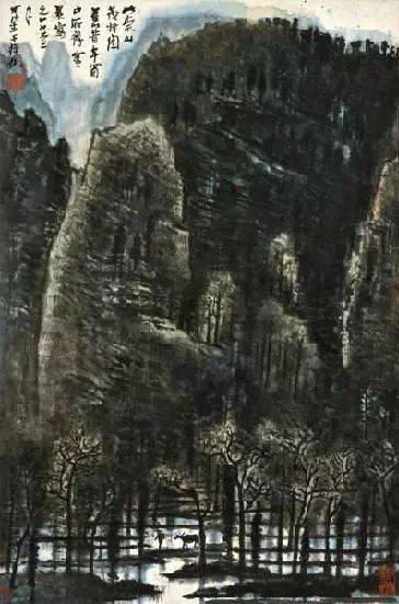 李可染的经典山水画——“黑、满、崛、涩”的独家李氏山水 书画知识 第25张