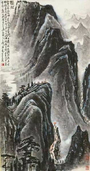 李可染的经典山水画——“黑、满、崛、涩”的独家李氏山水 书画知识 第17张