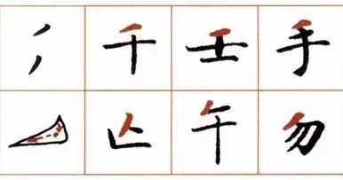 楷书最难写的12个笔画 书画知识 第8张
