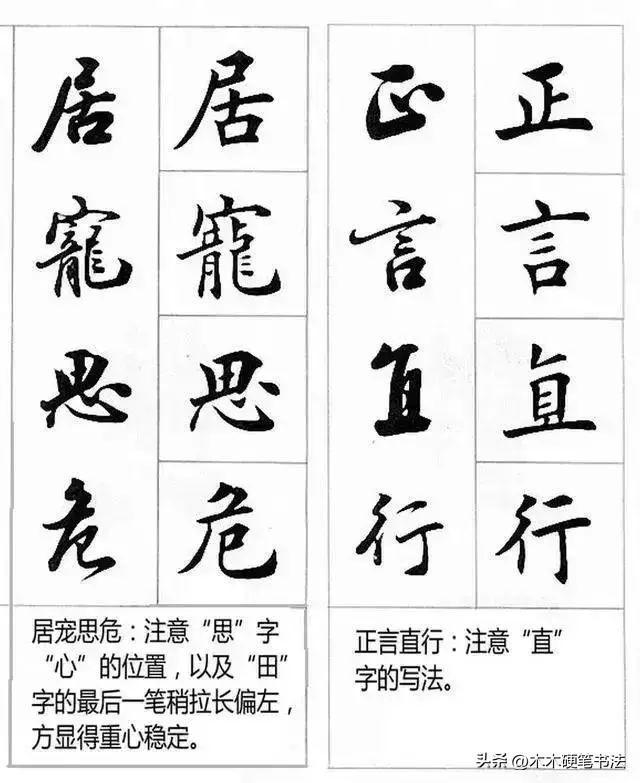 行书基础笔法图解，简单易学 书画知识 第10张