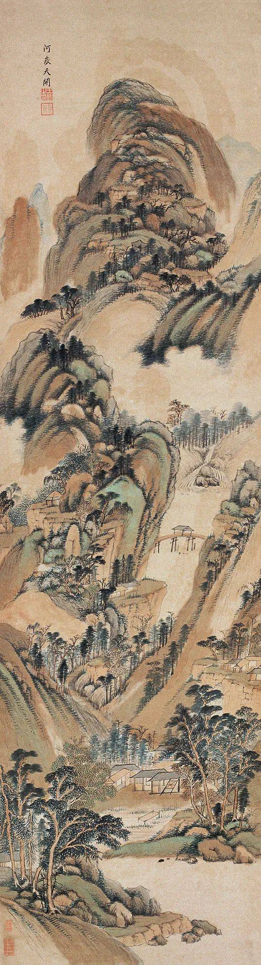 清朝“四王”绘画艺术略论 书画知识 第9张