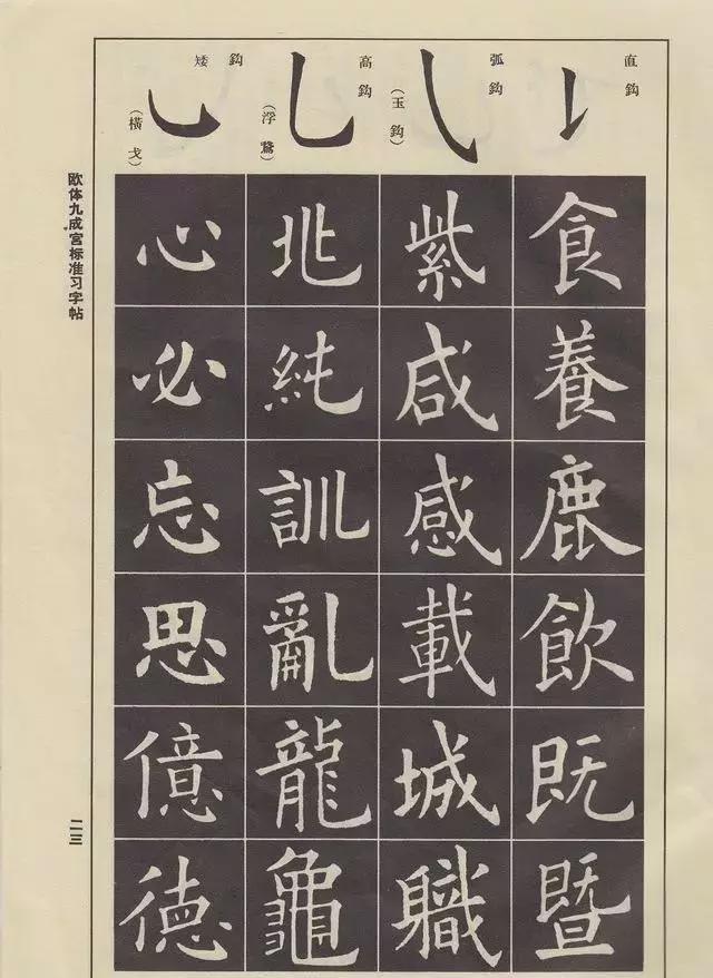 欧体笔法动态图详解，非常实用！ 书画知识 第27张