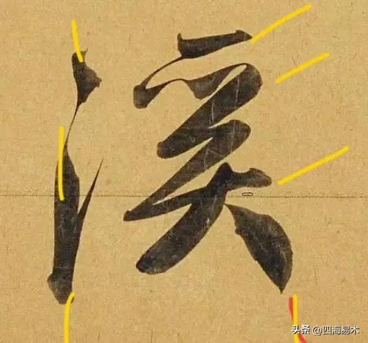 起收笔最怕踏入“魔鬼三角45度”区域！ 书画知识 第26张