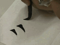 欧体笔法动态图详解，非常实用！ 书画知识 第10张