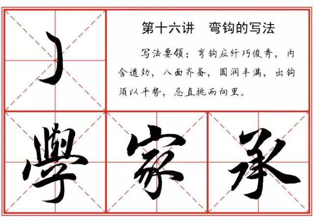 毛笔行书笔法标准教程 书画知识 第17张